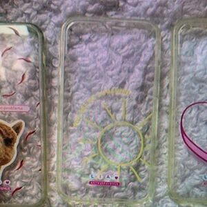 Case-Mate Clear Phone Case with Yellow Sun Design